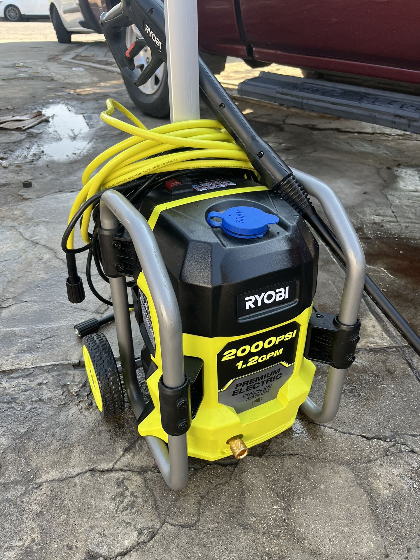 RYOBI 2000 PSI 1.2 GPM Cold Water Corded Electric Pressure Washer
