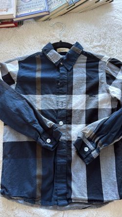 Boys Burberry London Plaid Shirt