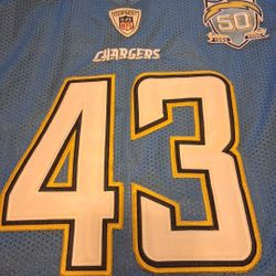 CHARGERS JERSEY #43 