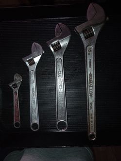 Diamond Diamalloy Adjustable Wrench Set of 4
