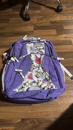 High sierra purple school backpack for girls