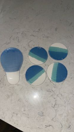 Coasters and cooking spoon holder