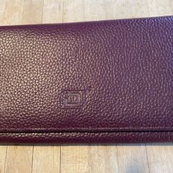 Coach Leather Wallet (Burgandy)