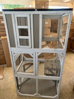 63.5" Catio Enclosure, Cat House, Cat box