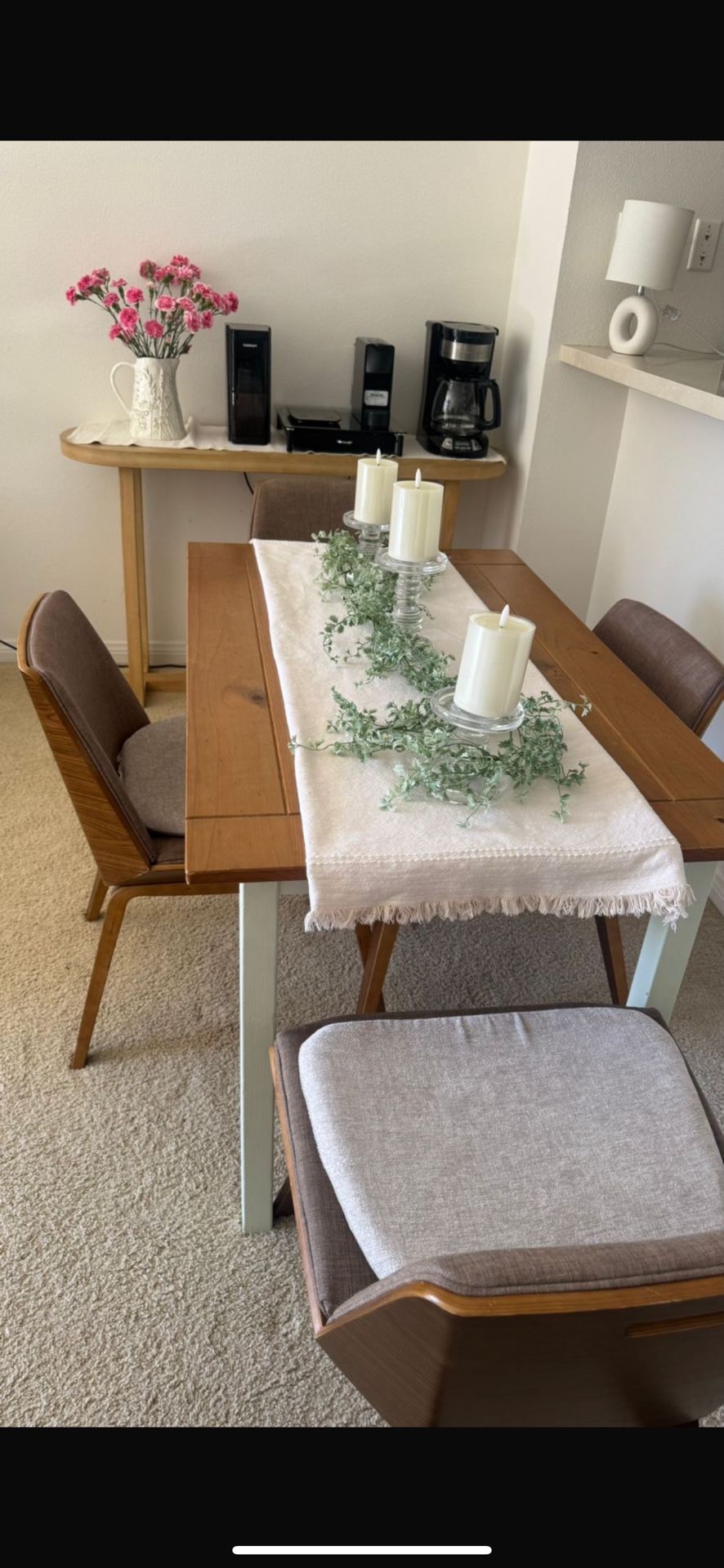 Dining Table with 4 Chairs