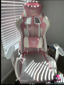 Pink gaming chair