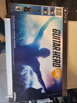 PS3 Giutar hero complete game set