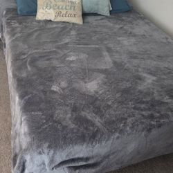 Bedroom Set – Bed Frame + Large & Small Dresser + Nightstand