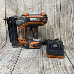 Ridgid 18-gauge 2-1/8in. Brad Nailer With Battery & Charger
