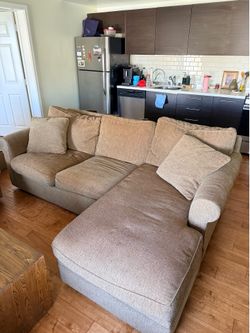 Crate and Barrel sectional