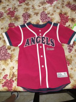 2009 Mlb Official Kids Angles Jersey 