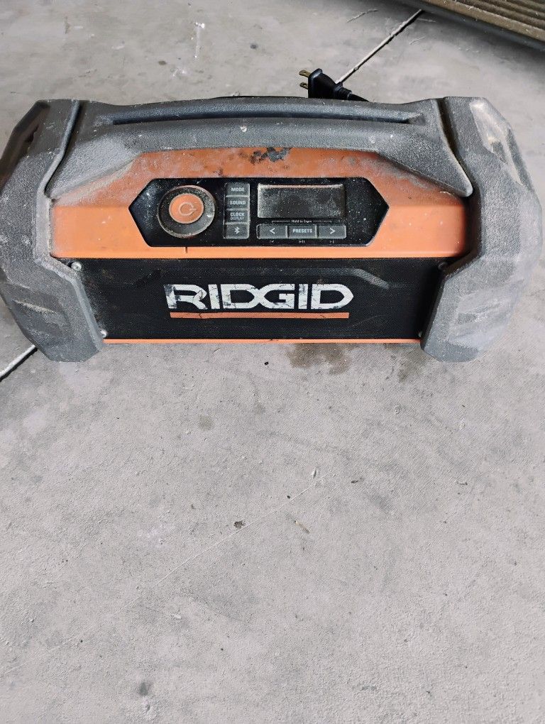 Ridgid Bluetooth Radio
