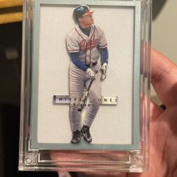 Chipper Jones 4/25 Huge Jersey Piece