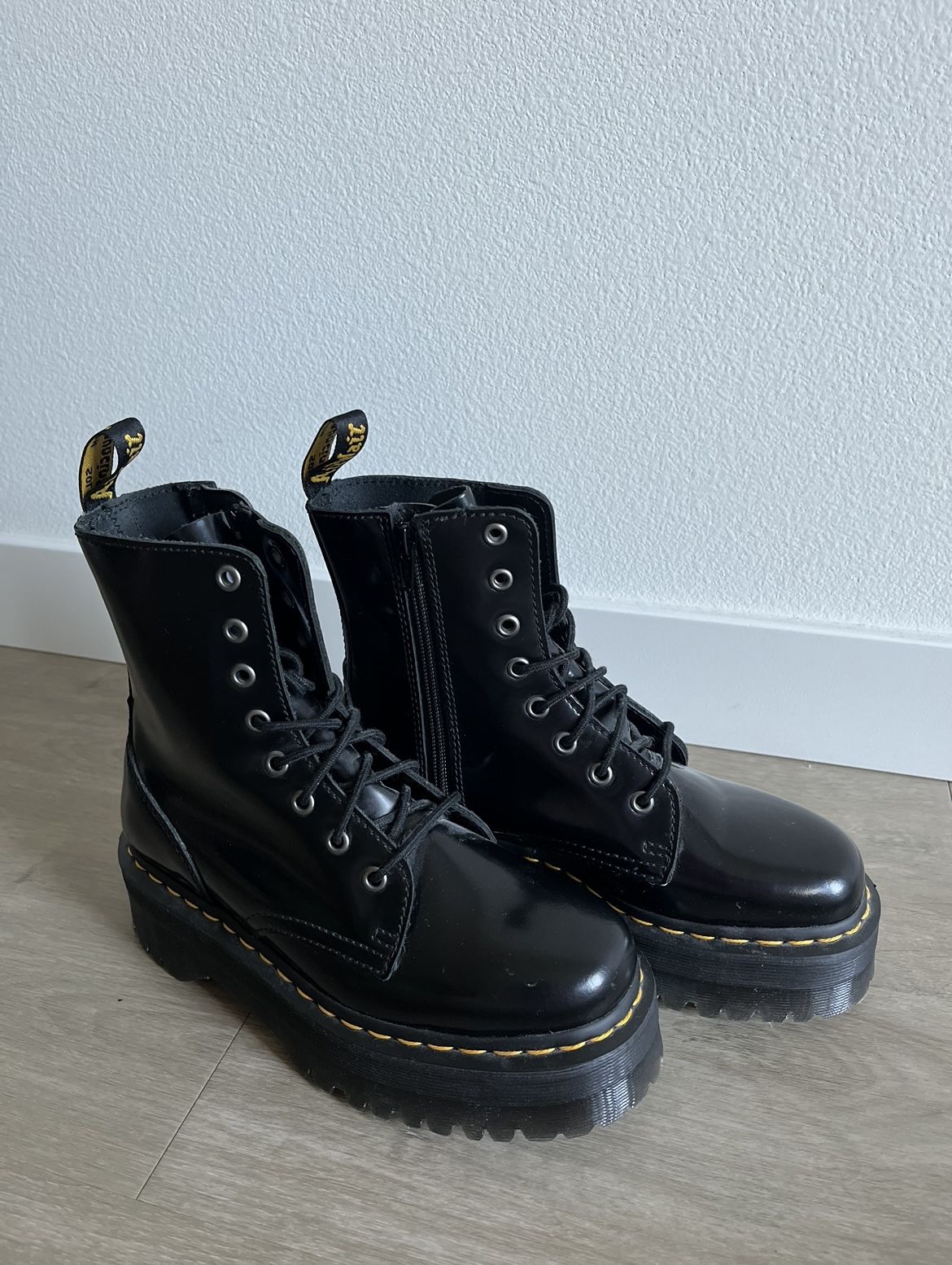 Dr Martens Jadon Platform Boots Black 