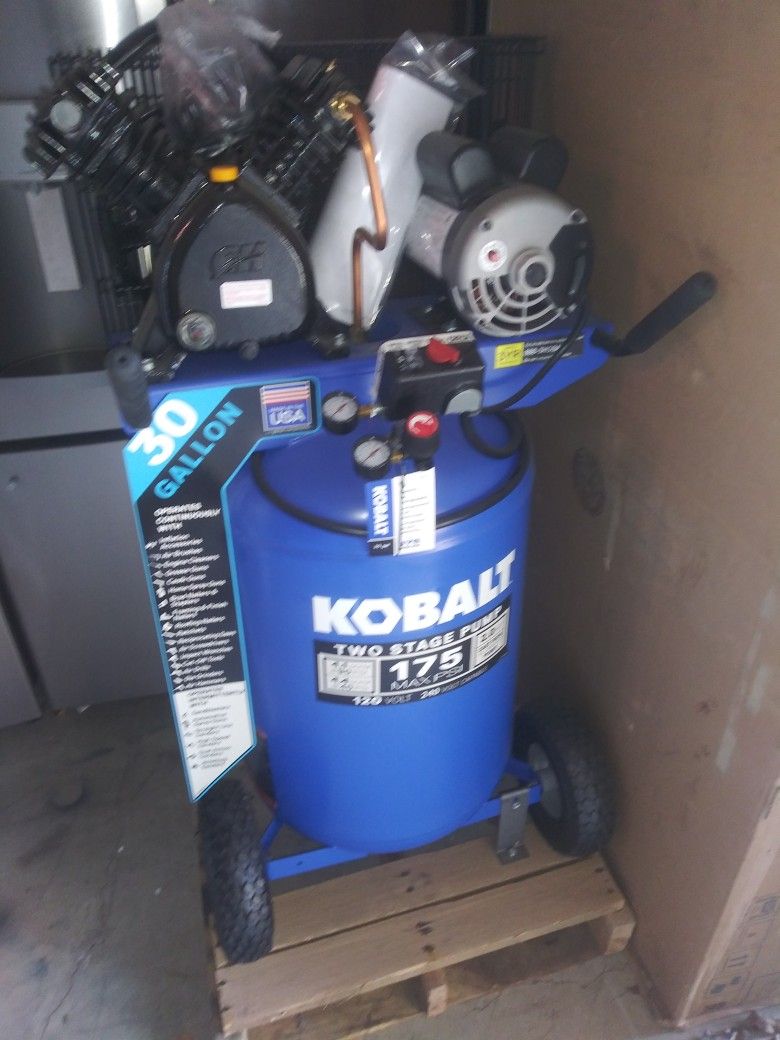 2-Stage 30 Gal. Portable Electric Air Compressor