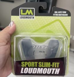 Loudmouth Sport Slim-Fit Boil & Bite Mouth Guard (2 Pack) Plus Mouthguard Case
