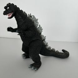 Godzilla Figure Bandai Movie Monster Series 1968 Style 2007 7” Used