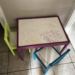 Kid Table And 2 Chairs