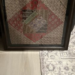 Framed Indian Textile Wall Art