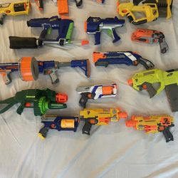 Huge Nerf Gun Lot – 15 Blasters 