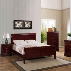 Brand New! 7pc Queen/king Bedroom Set 😍/ Take It home with Only $39down/ Hablamos Español Y Ofrecemos Financiamiento 🙋🏻‍♂️ 