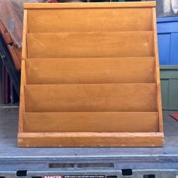 SOLID WOOD WELL MADE BOOK DISPLAY