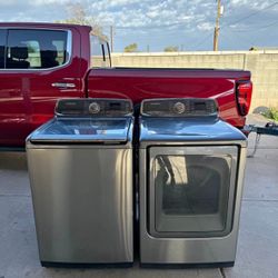 Samsung washer and electric dryer