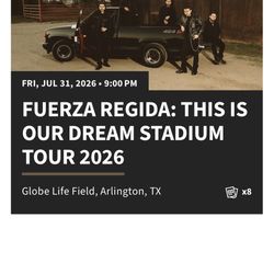 Fuerza Regida Tickets(3)