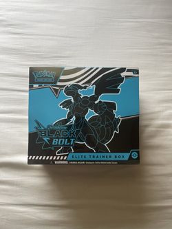 Pokémon Scarlet & Violet Black Bolt Elite Trainer Box Factory Sealed