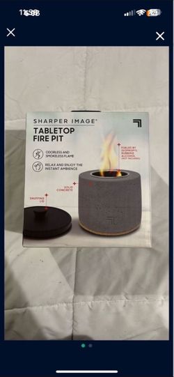 Sharper Image Tabletop Fire Pit