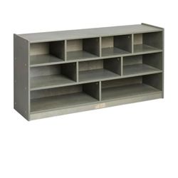 ECR4Kids Mobile Block Storage Cart Large Grey Wash 
