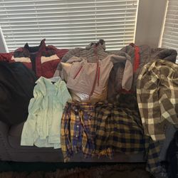 14-16 Boy Clothes Jackets, Sweaters, Sweats, Shirts 