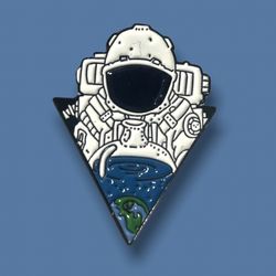 Astronaut Enamel Pin Lapel Pinback Brooch Metal Mens Womens Kids Jewelry 