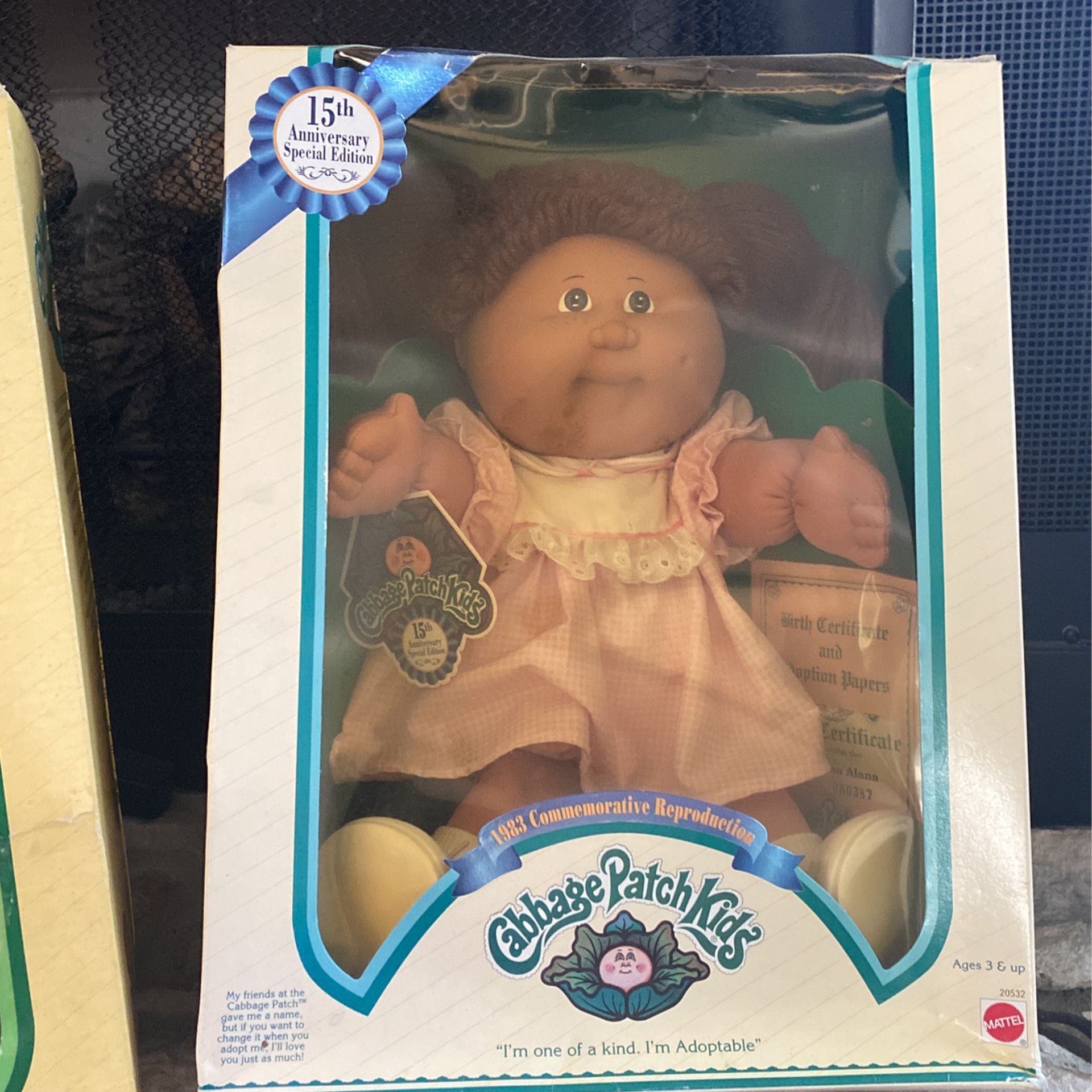 1983 Fifteenth Anniversary Cabbage Patch Doll 