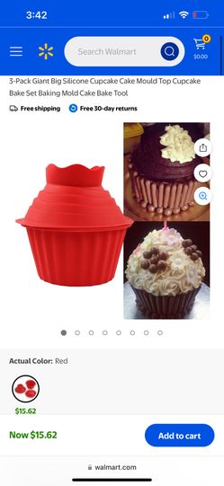 Cupcake Shaped Silicon Bakeware