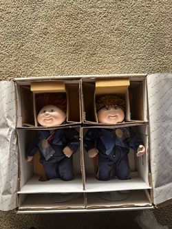 Vintage 1996 Cabbage Patch Kids OlympiKids USA Olympics Dolls – Set of 2