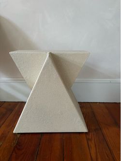 Post modern geometric side table