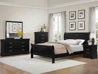 Bedroom Set (White, Grey, Black Cherry)