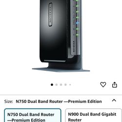 NETGEAR N750 Dual Band 4 Port Wi-Fi Gigabit Router (WNDR4300)