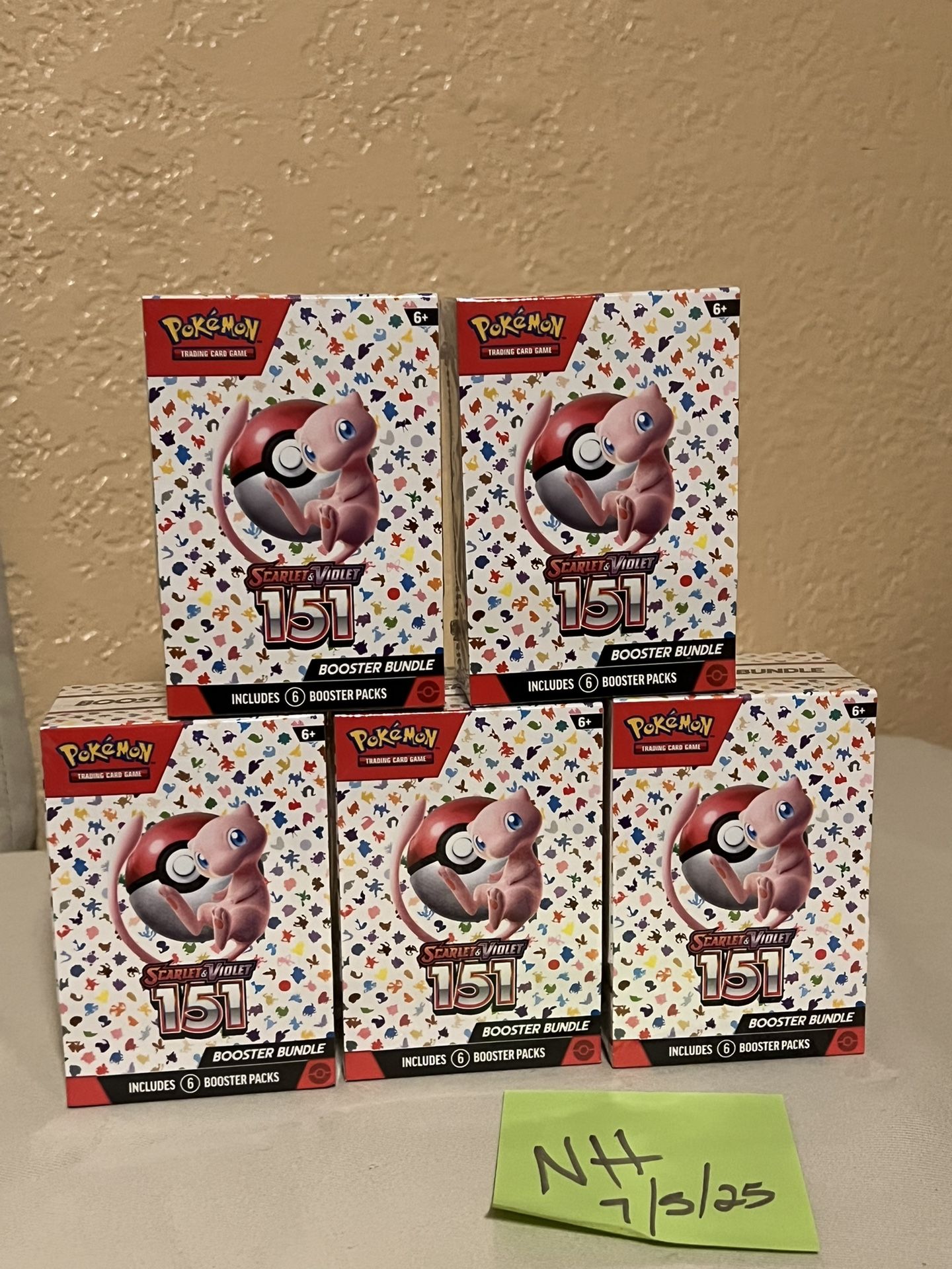 Pokemon Scarlet & Violet 151 Booster Bundles - New