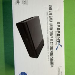 USB 3.0 Sata Hard Drive Flat Docking Station  New in box  