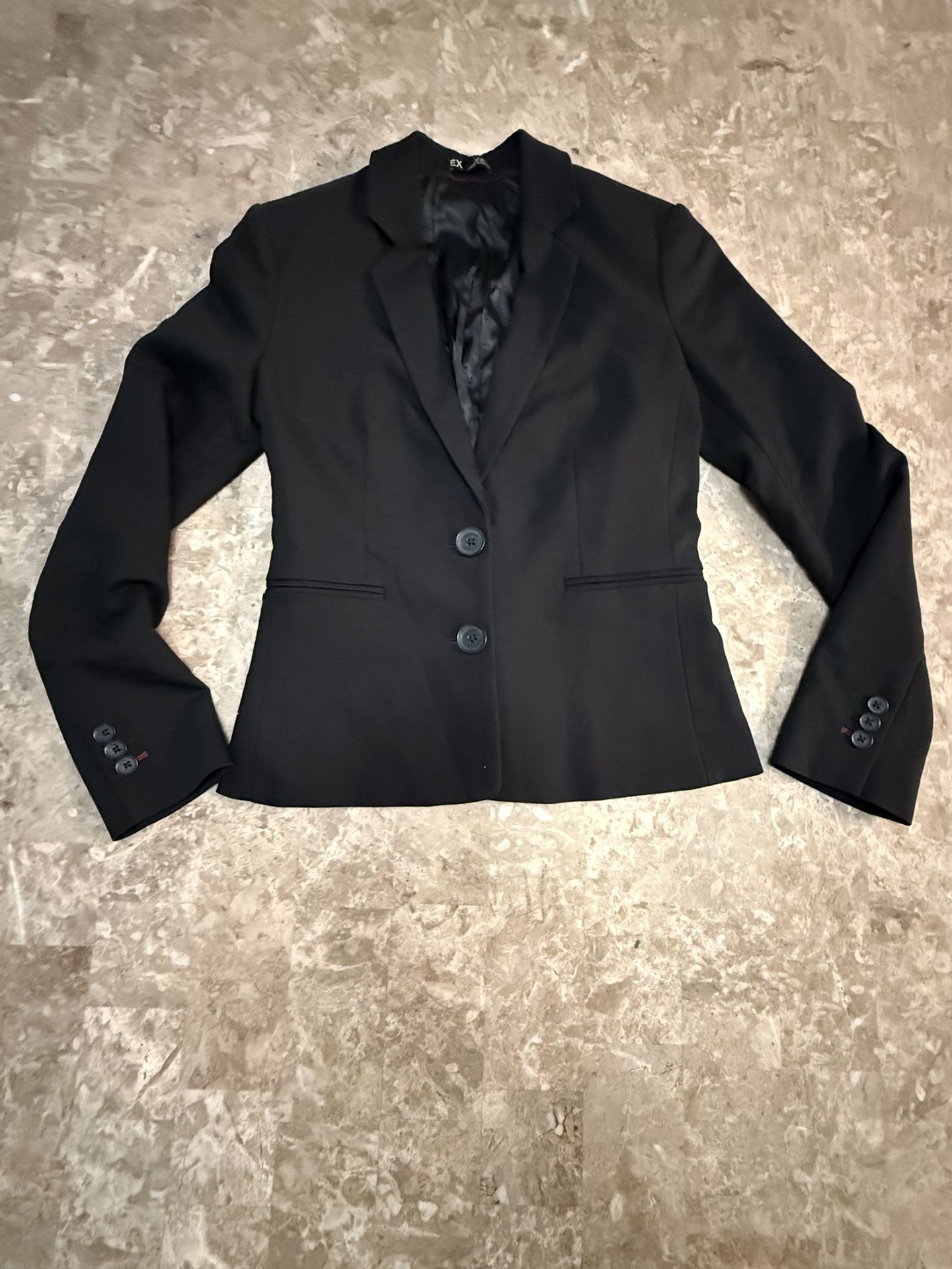 Express Woman’s Sz 0 Blazer Jacket Black