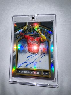 Ronald Acuña Jr. 2025 Topps Finest Moments Auto