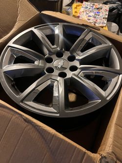 22" Chrome Chevy Suburban GM Style Wheels Silverado Tahoe Sierra Yukon