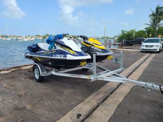 Double brand new jet ski aluminum trailers last unit pick up warranty