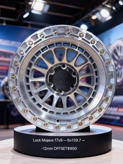 17x9. Lock Mojave 6x139.7 -12 Mm Offset $950