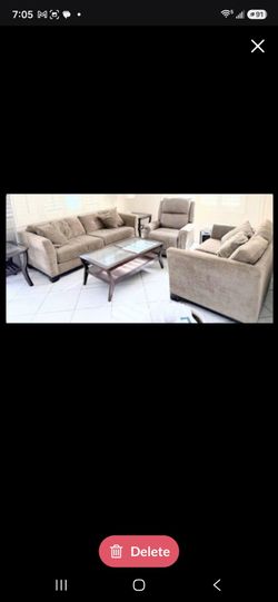 Make A Cash Offer to Buy Sofa Couch Table Living Room Set!