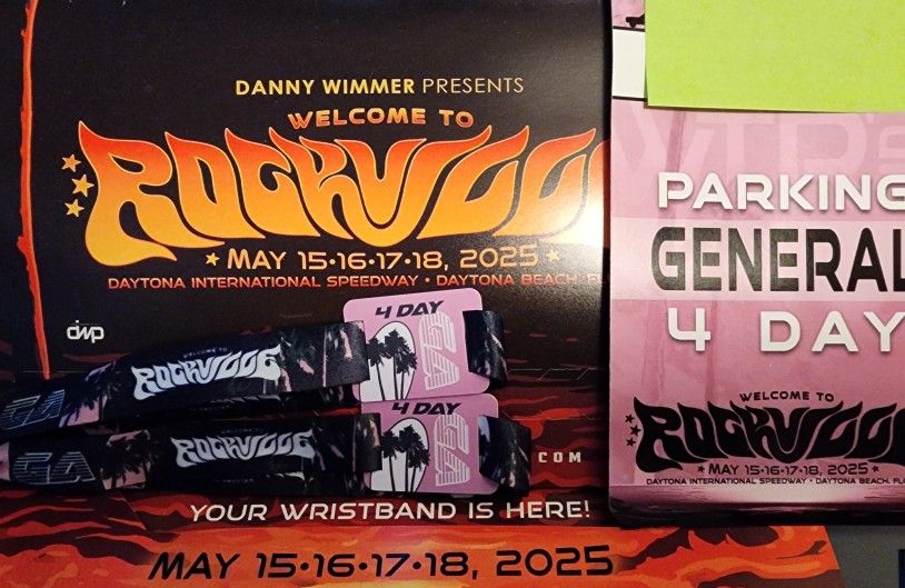 Two 4day Welcome To Rockville Tickets With 4day Parking Pass