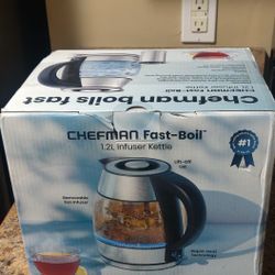 Brand New Chefman Fast Boil Electric Tea Kettle 