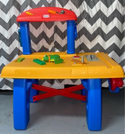 Toy Tool Bench with Pretend Tools
